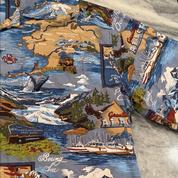 Men's Alaska short sleeve button down - Picture 3 of 5